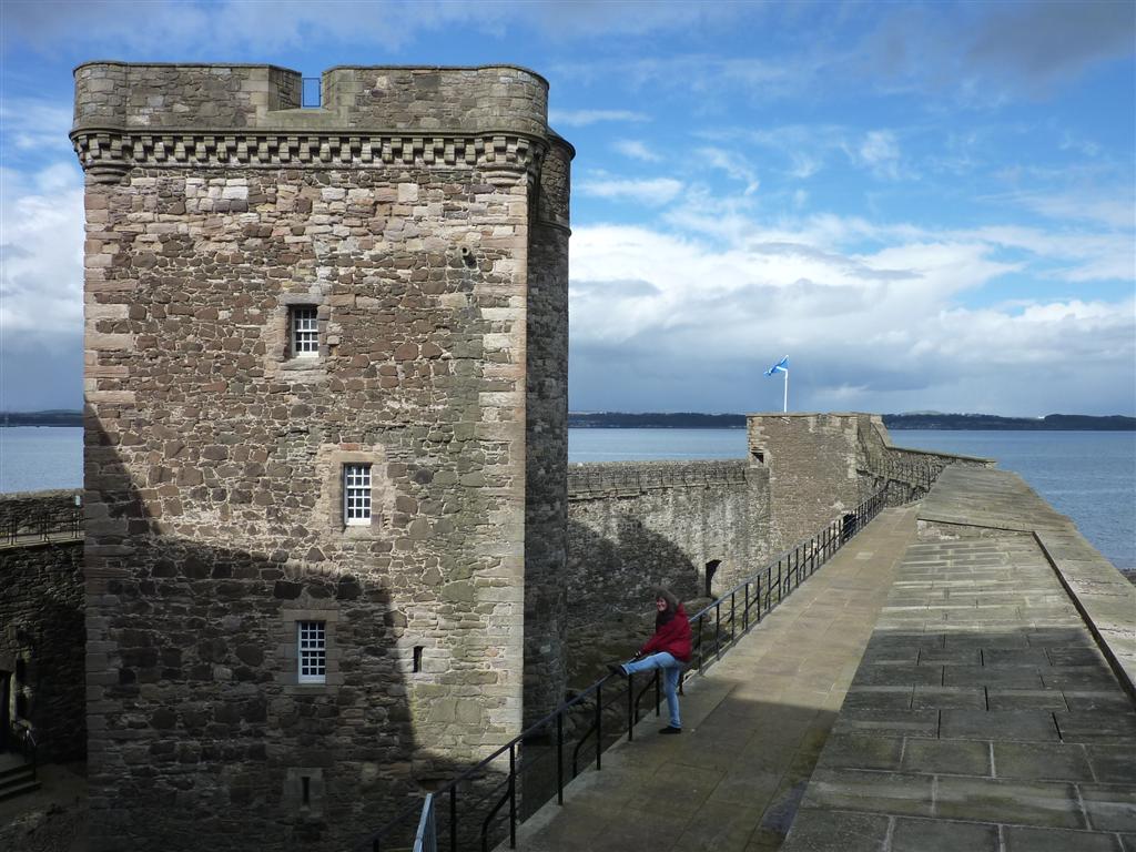 blackness - central tower and curtain wall