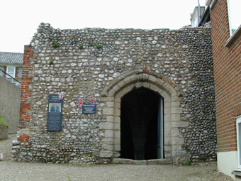 blakeney guildhall entrance