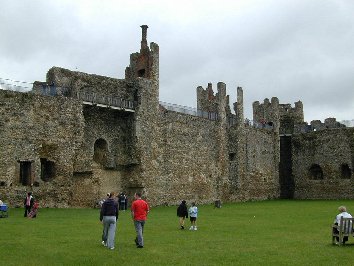 Inside the castle