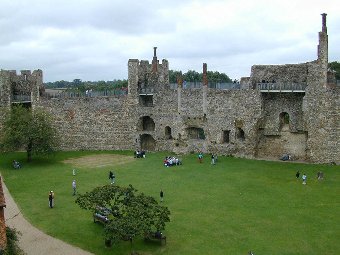 Inside the castle