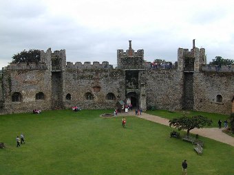 Inside the castle