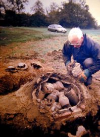 Experimental kiln firing